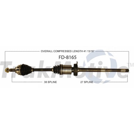 Surtrack Axle Cv Axle Shaft, Fd-8165 FD-8165